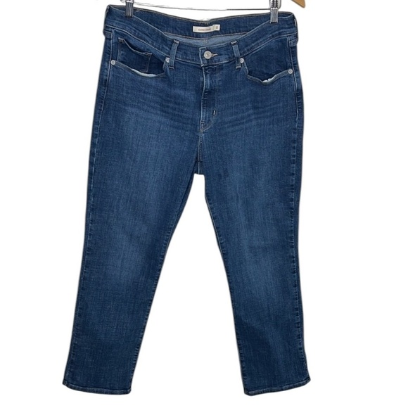 Levi's Classic Straight Leg Denim Jeans Women Size 12 - Picture 1 of 5